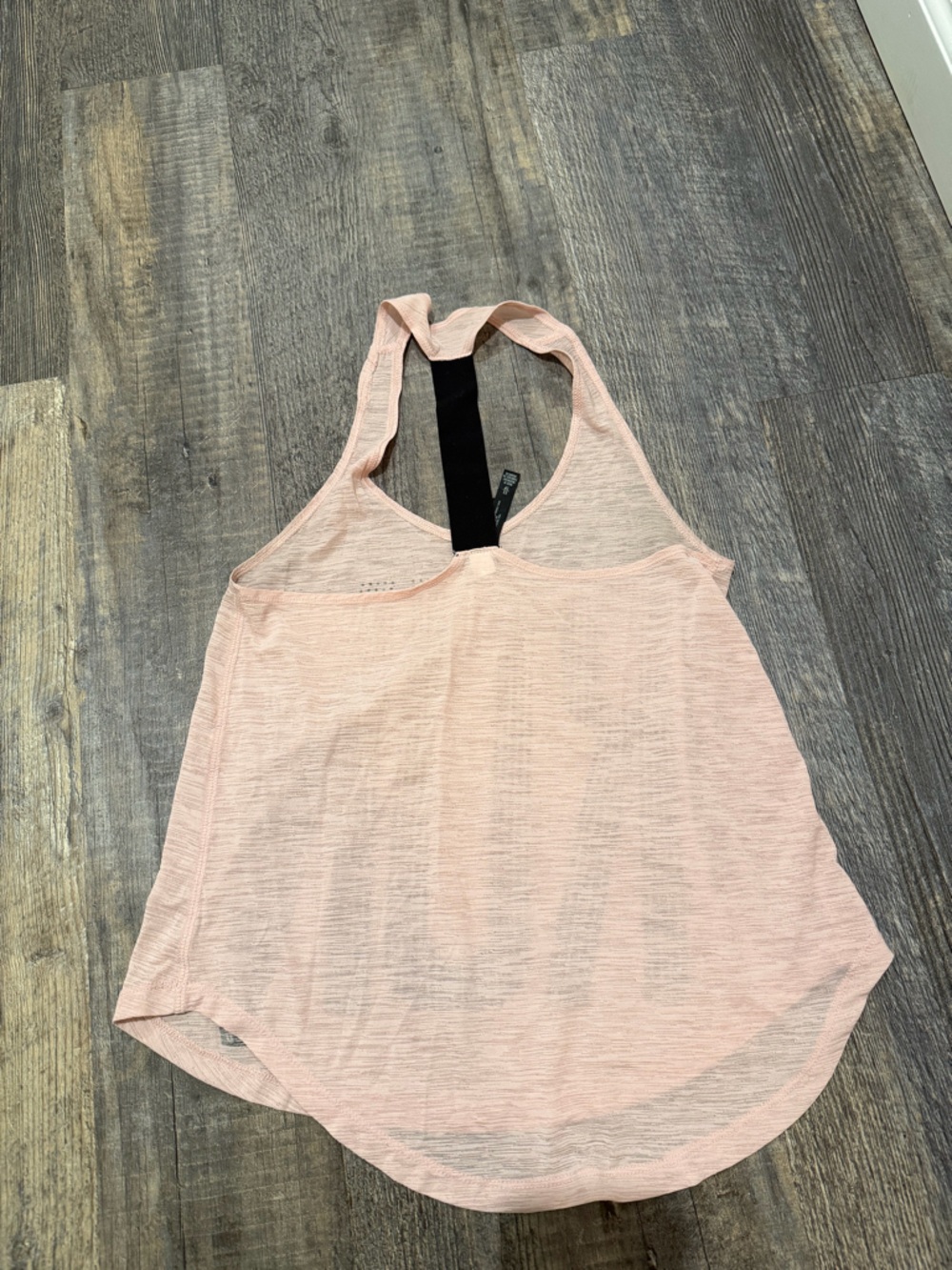 Pink Run Racerback Work Out Athletic Tank Top - Picture 2 of 4